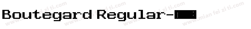 Boutegard Regular字体转换